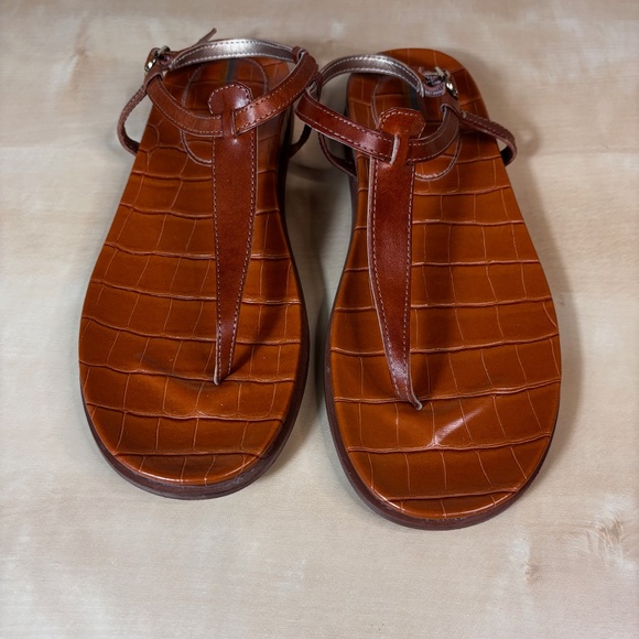Sam Edelman Naomi Leather T-Strap Sandals - Women's Size 6.5 - Picture 2 of 6